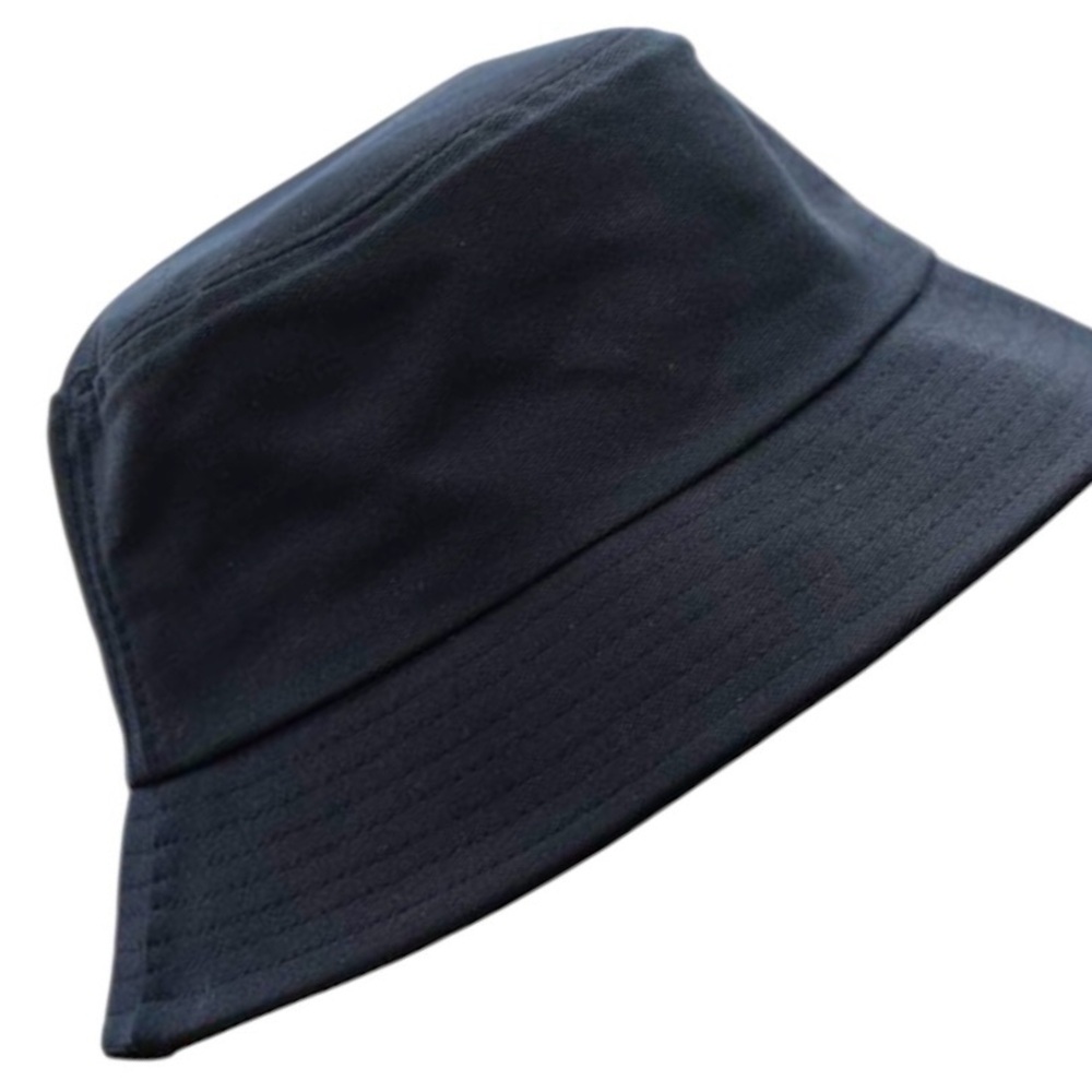 Women’s Black Bucket Hat One Size Fisherman Style Lined NWOT Casual Sun Hat
